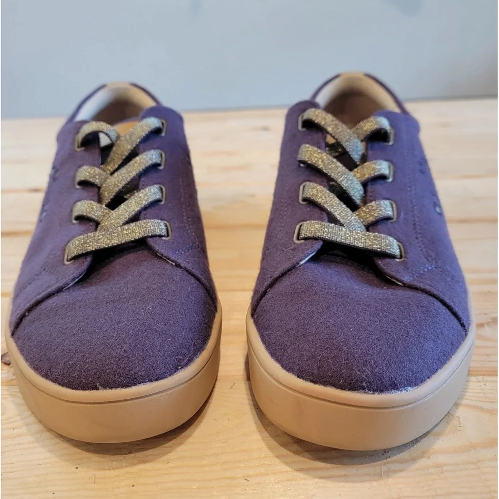 REVITALIGN Malibu Sparkle Sneakers Vintage Violet Purple 12 B Ortho Comfort Shoe